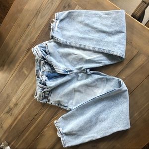 Abercrombie & Fitch Stone Washed Ankle Straight